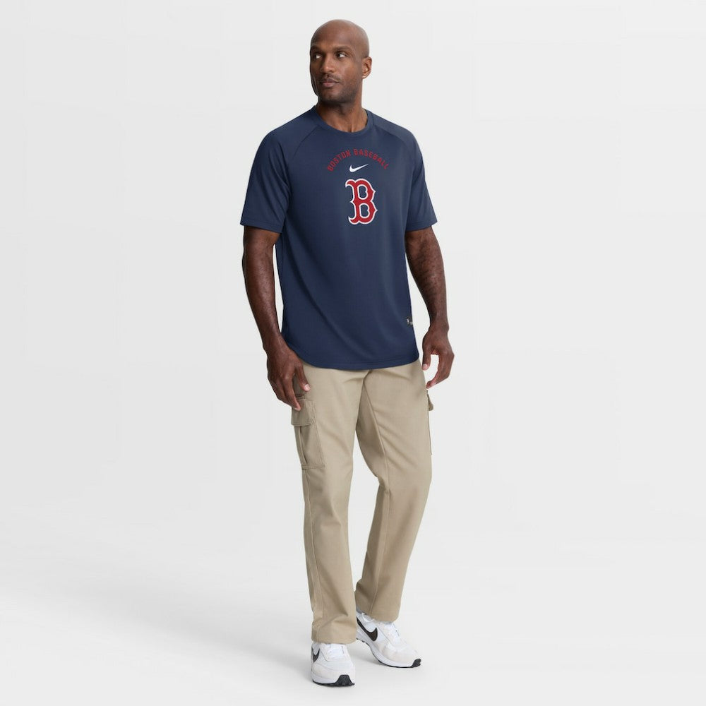 Boston Red Sox Nike Authentic Collection Batting Practice Pre-Game Raglan Dri-FIT Top Online