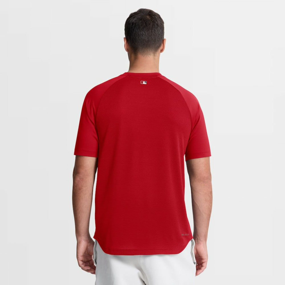 Los Angeles Angels Nike Authentic Collection Batting Practice Pre-Game Raglan Dri-FIT Top Clearance