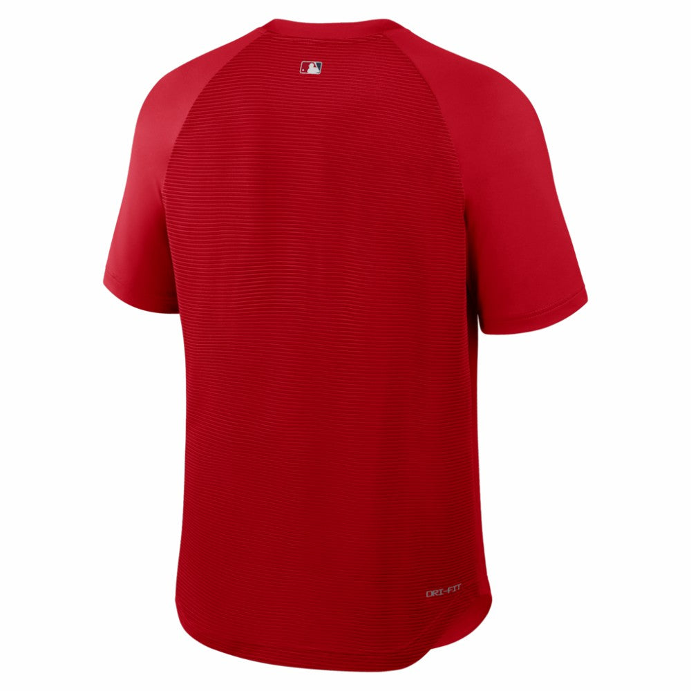 Los Angeles Angels Nike Authentic Collection Batting Practice Pre-Game Raglan Dri-FIT Top Clearance