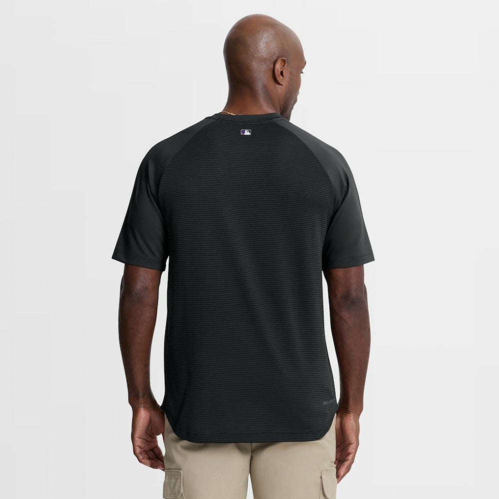 Colorado Rockies Nike Authentic Collection Batting Practice Pre-Game Raglan Dri-FIT Top Online