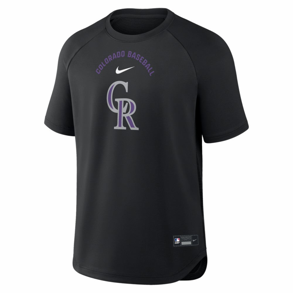 Colorado Rockies Nike Authentic Collection Batting Practice Pre-Game Raglan Dri-FIT Top Online