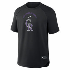 Colorado Rockies Nike Authentic Collection Batting Practice Pre-Game Raglan Dri-FIT Top Online