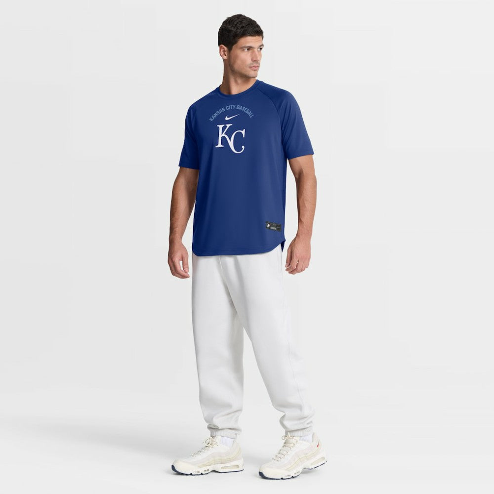 Kansas City Royals Nike Authentic Collection Batting Practice Pre-Game Raglan Dri-FIT Top Clearance
