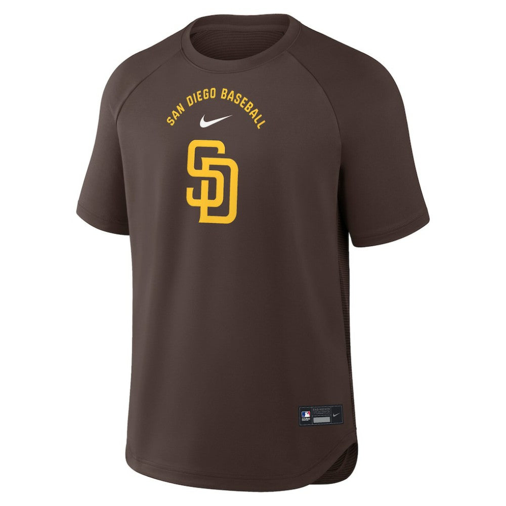 San Diego Padres Nike Authentic Collection Batting Practice Pre-Game Raglan Dri-FIT Top Online