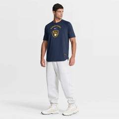 Milwaukee Brewers Nike Authentic Collection Batting Practice Pre-Game Raglan Dri-FIT Top Sale