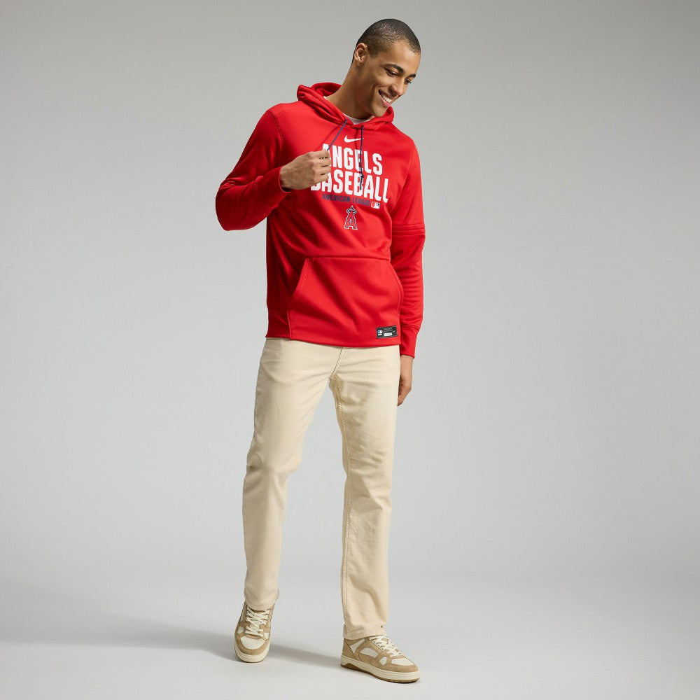 Los Angeles Angels Nike Authentic Collection Therma-FIT Hoodie Lifestyle