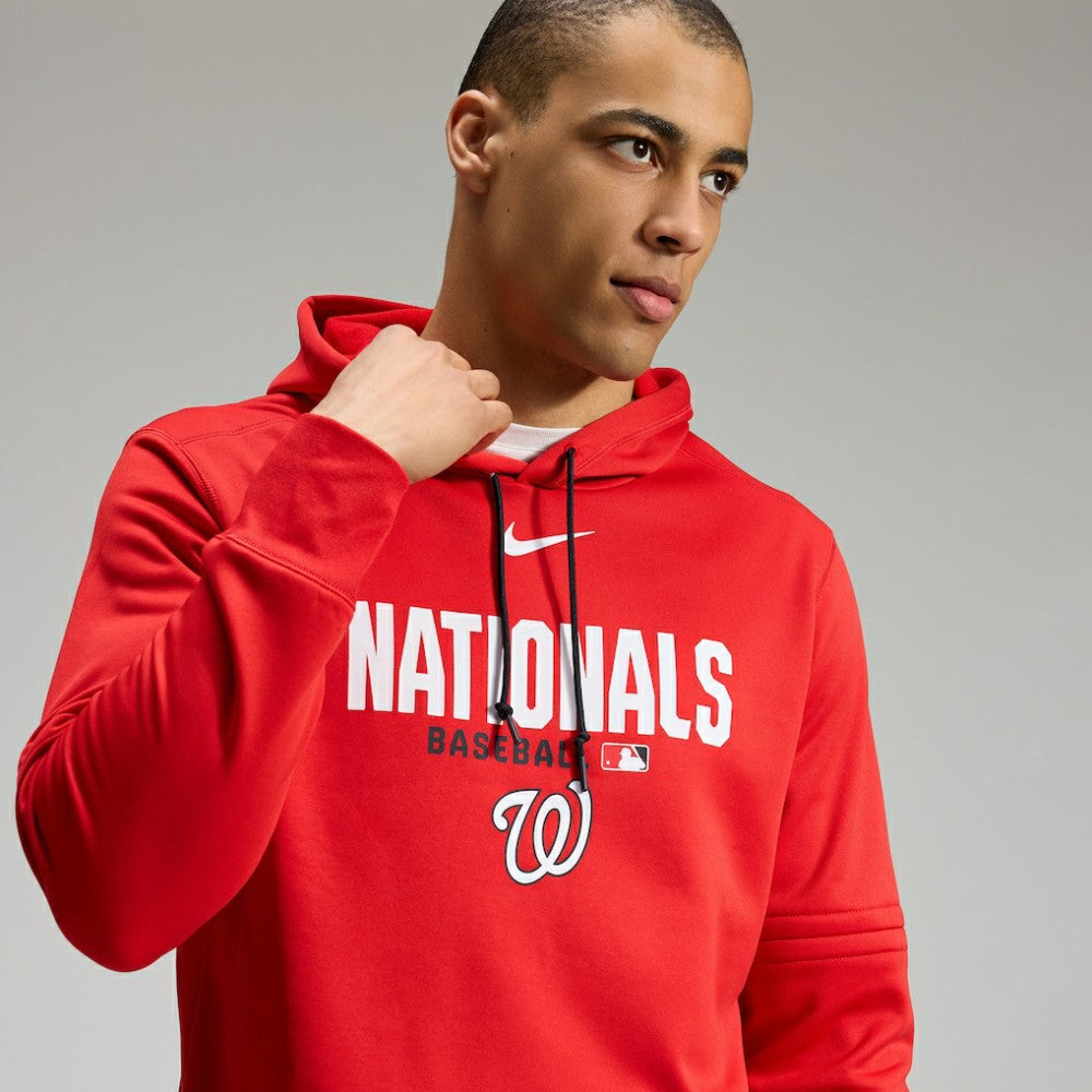 Washington Nationals Nike Authentic Collection Therma-FIT Hoodie On Sale