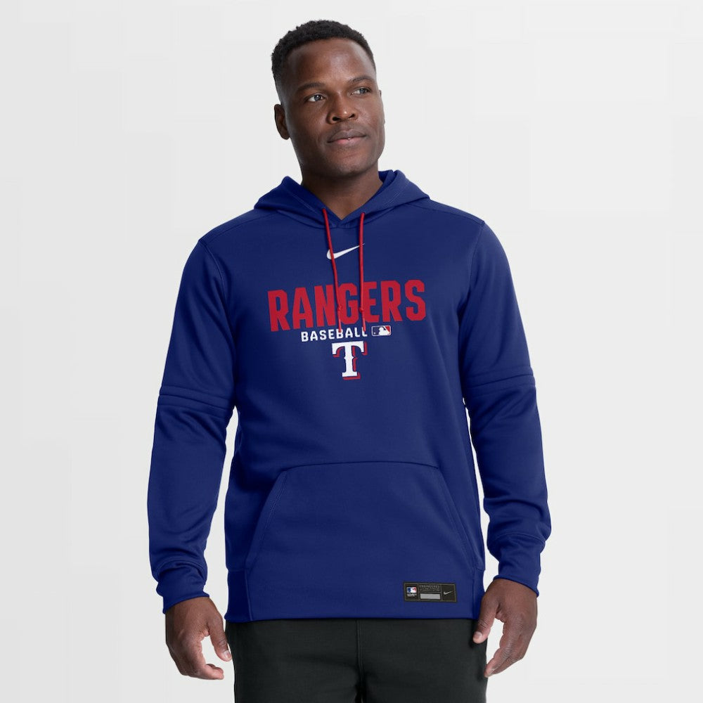 Texas Rangers Nike Authentic Collection Therma-FIT Hoodie Lifestyle