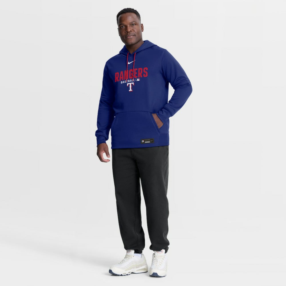 Texas Rangers Nike Authentic Collection Therma-FIT Hoodie Lifestyle