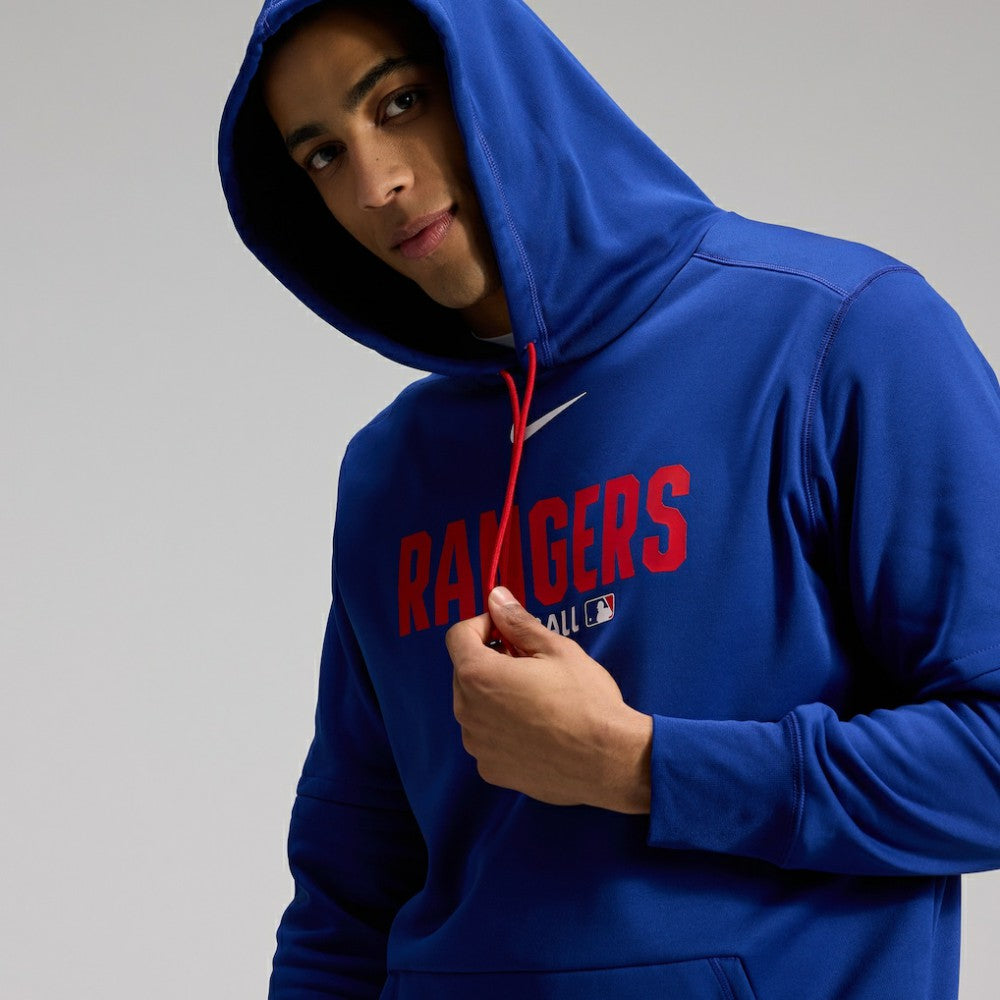 Texas Rangers Nike Authentic Collection Therma-FIT Hoodie Lifestyle