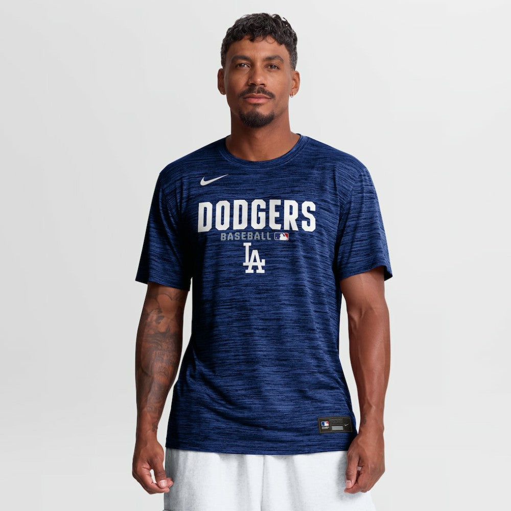 Los Angeles Dodgers Nike Authentic Collection Velocity Dri-FIT T-Shirt On Sale