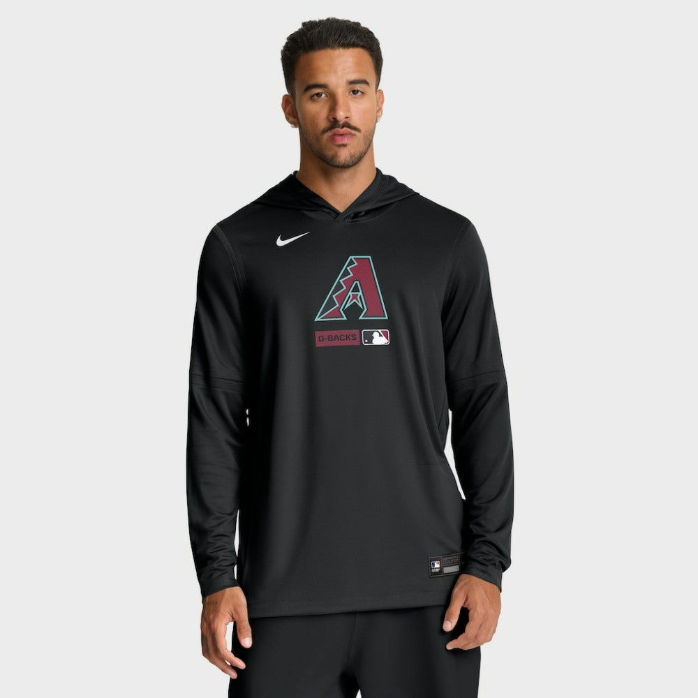 Arizona Diamondbacks Nike Authentic Collection Dri-FIT Long Sleeve Hooded T-Shirt Near Me