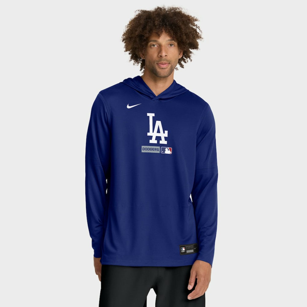 Los Angeles Dodgers Nike Authentic Collection Dri-FIT Long Sleeve Hooded T-Shirt Sale