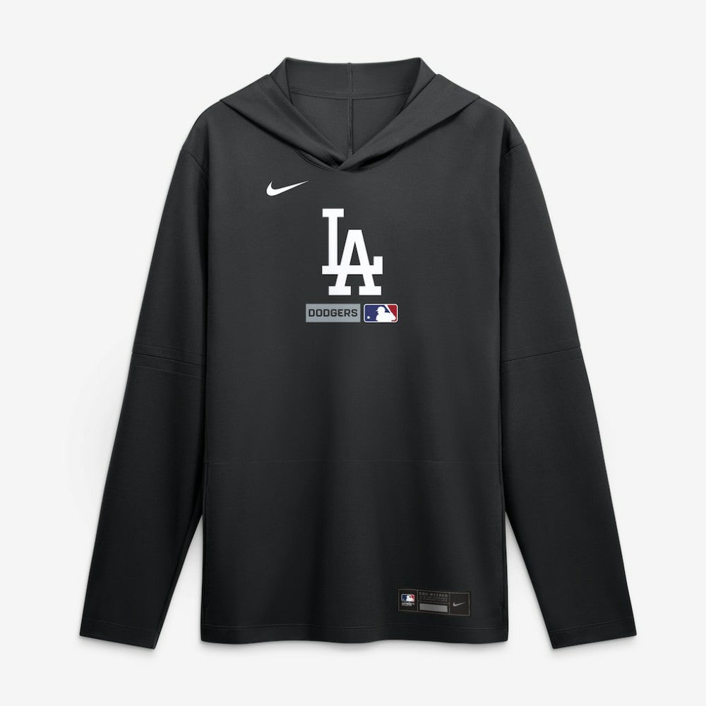 Los Angeles Dodgers Nike Authentic Collection Dri-FIT Long Sleeve Hooded T-Shirt discount