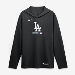 Los Angeles Dodgers Nike Authentic Collection Dri-FIT Long Sleeve Hooded T-Shirt discount