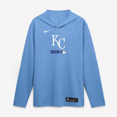 Kansas City Royals Nike Authentic Collection Dri-FIT Long Sleeve Hooded T-Shirt for sale