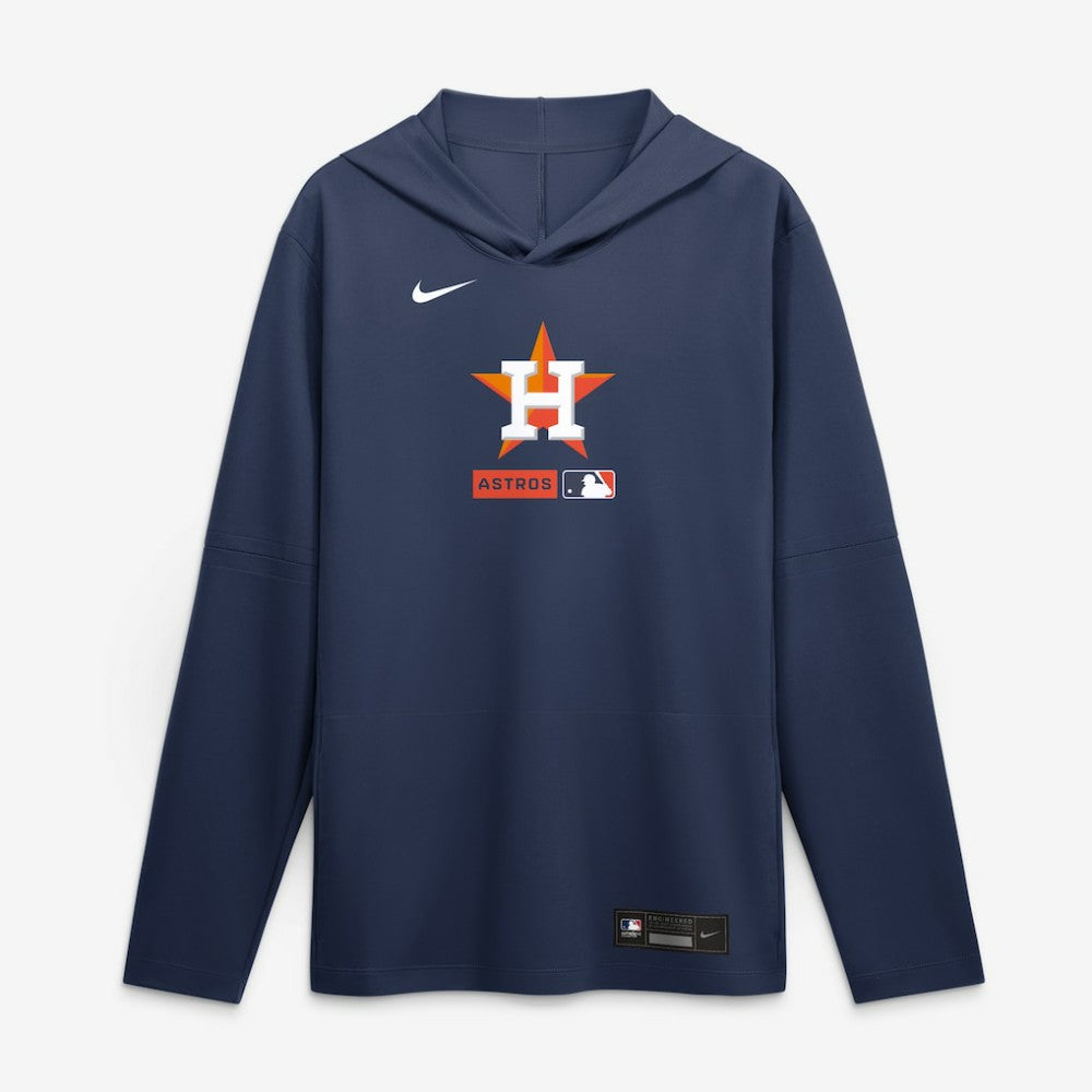 Houston Astros Nike Authentic Collection Dri-FIT Long Sleeve Hooded T-Shirt Lifestyle