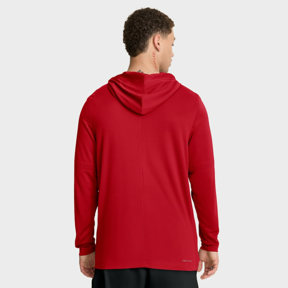Washington Nationals Nike Authentic Collection Dri-FIT Long Sleeve Hooded T-Shirt Lifestyle