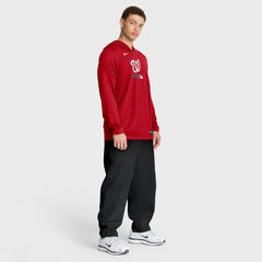 Washington Nationals Nike Authentic Collection Dri-FIT Long Sleeve Hooded T-Shirt Lifestyle