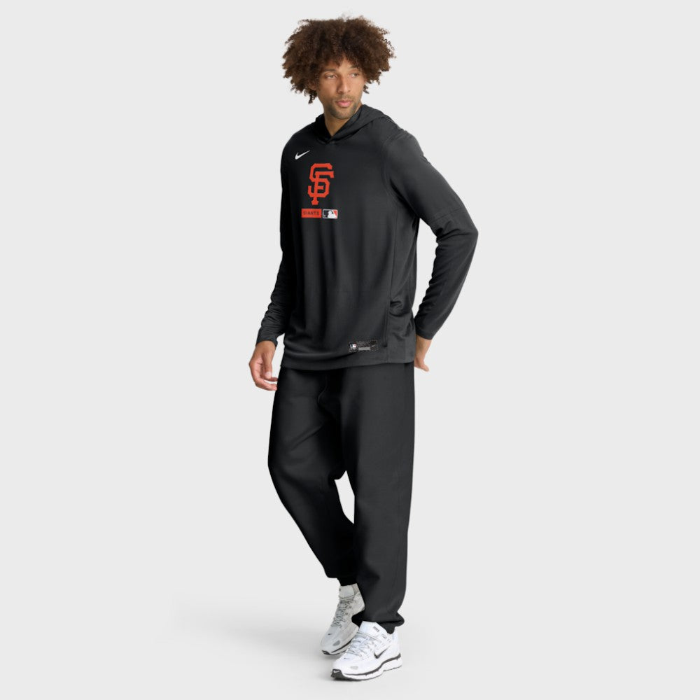 San Francisco Giants Nike Authentic Collection Dri-FIT Long Sleeve Hooded T-Shirt Sale