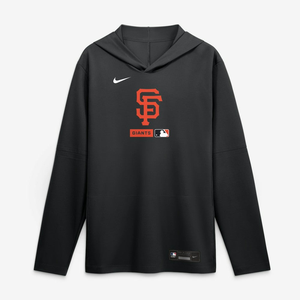 San Francisco Giants Nike Authentic Collection Dri-FIT Long Sleeve Hooded T-Shirt Sale