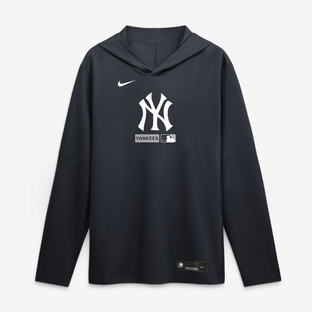 New York Yankees Nike Authentic Collection Dri-FIT Long Sleeve Hooded T-Shirt Clearance