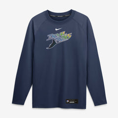 Tampa Bay Rays Nike Authentic Collection Game Time Raglan Long Sleeve T-Shirt for sale