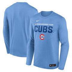 Chicago Cubs Nike Authentic Collection Legend Dri-FIT Long Sleeve T-Shirt for sale