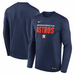 Houston Astros Nike Authentic Collection Legend Dri-FIT Long Sleeve T-Shirt Clearance