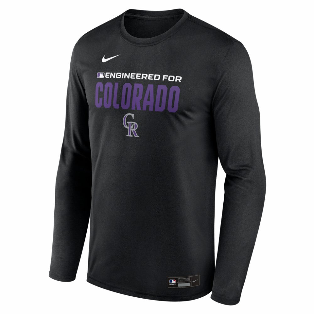 Colorado Rockies Nike Authentic Collection Legend Dri-FIT Long Sleeve T-Shirt discount