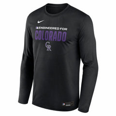 Colorado Rockies Nike Authentic Collection Legend Dri-FIT Long Sleeve T-Shirt discount