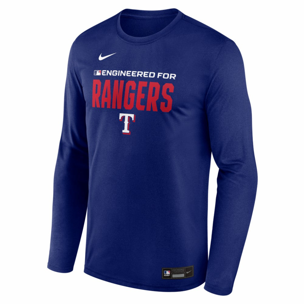 Texas Rangers Nike Authentic Collection Legend Dri-FIT Long Sleeve T-Shirt discount