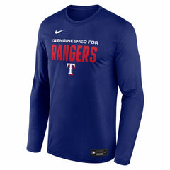 Texas Rangers Nike Authentic Collection Legend Dri-FIT Long Sleeve T-Shirt discount
