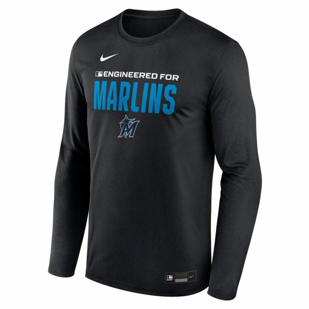 Miami Marlins Nike Authentic Collection Legend Dri-FIT Long Sleeve T-Shirt Near Me