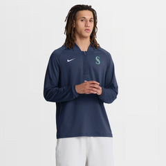 Seattle Mariners Nike Authentic Collection Dri-FIT Raglan Half-Zip Pullover Near Me