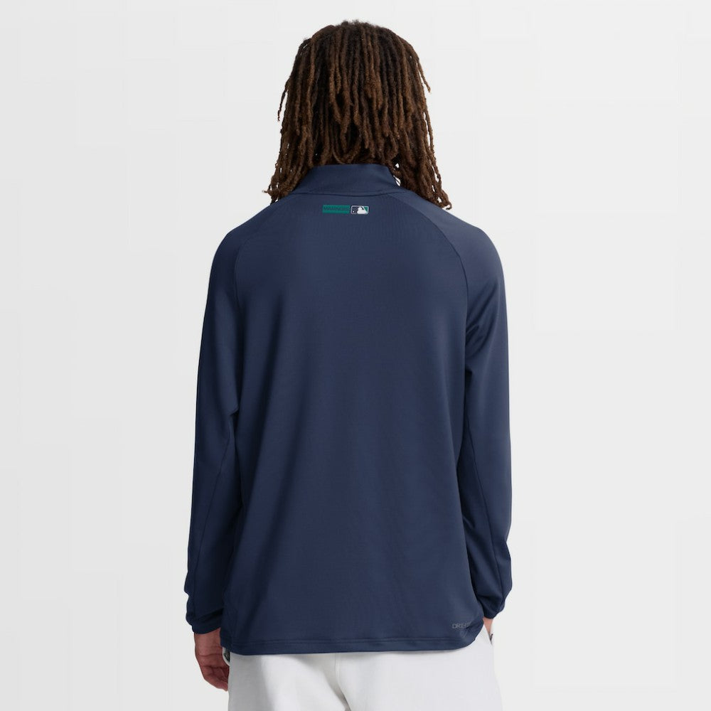 Seattle Mariners Nike Authentic Collection Dri-FIT Raglan Half-Zip Pullover Near Me
