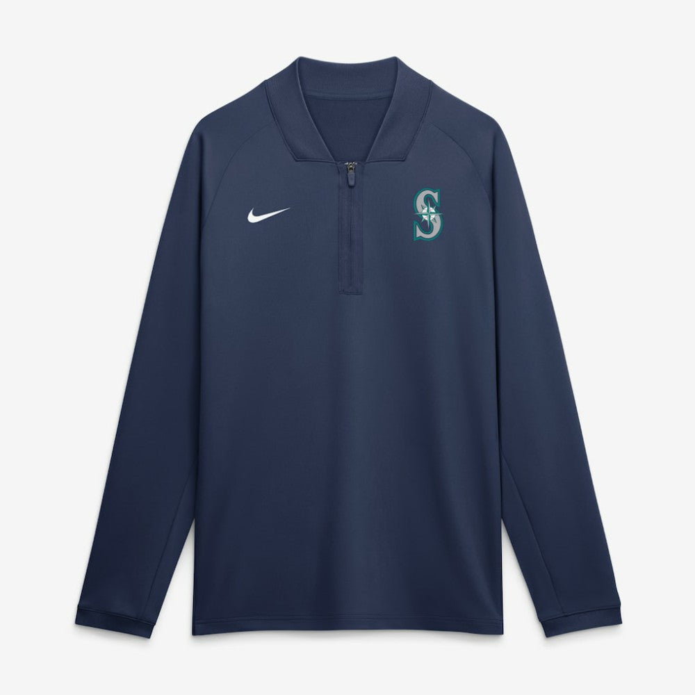 Seattle Mariners Nike Authentic Collection Dri-FIT Raglan Half-Zip Pullover Near Me