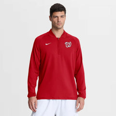 Washington Nationals Nike Authentic Collection Dri-FIT Raglan Half-Zip Pullover Sale