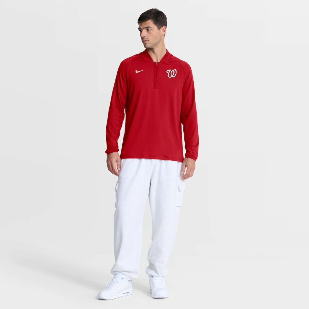 Washington Nationals Nike Authentic Collection Dri-FIT Raglan Half-Zip Pullover Sale
