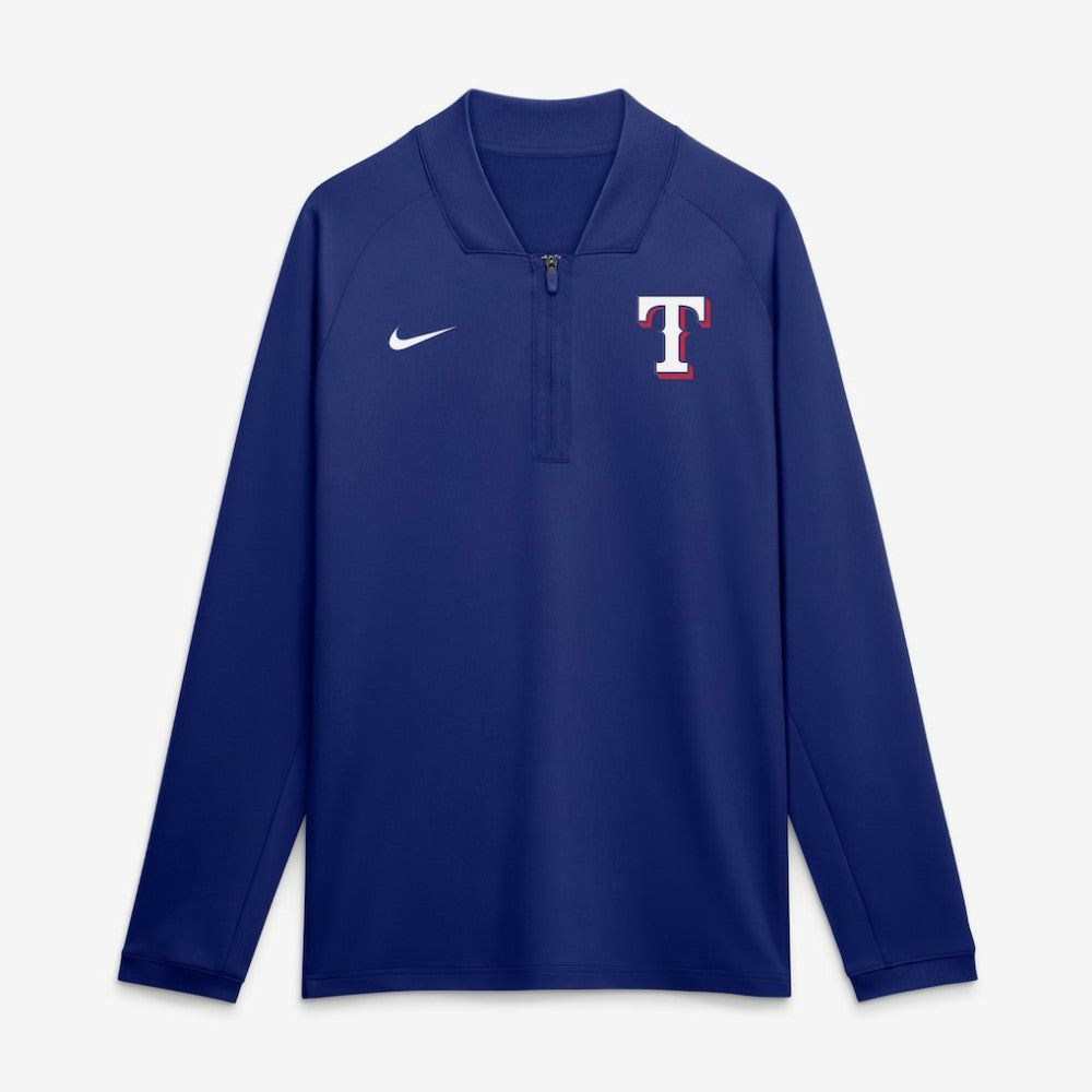 Texas Rangers Nike Authentic Collection Dri-FIT Raglan Half-Zip Pullover Sale