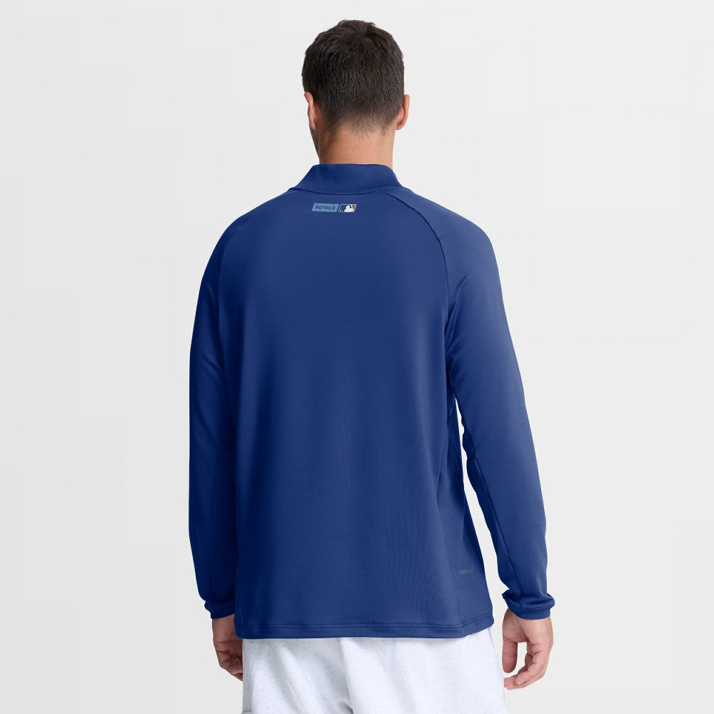 Kansas City Royals Nike Authentic Collection Dri-FIT Raglan Half-Zip Pullover for sale