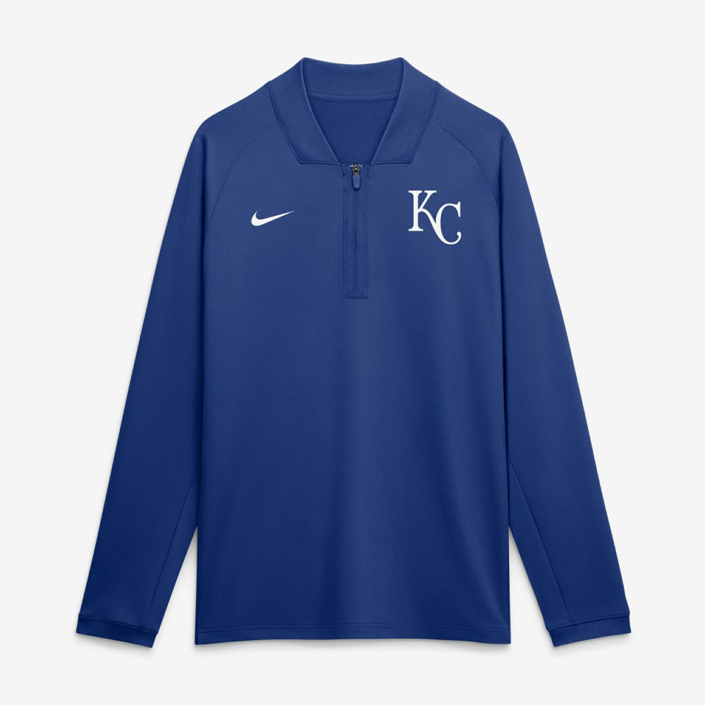 Kansas City Royals Nike Authentic Collection Dri-FIT Raglan Half-Zip Pullover for sale