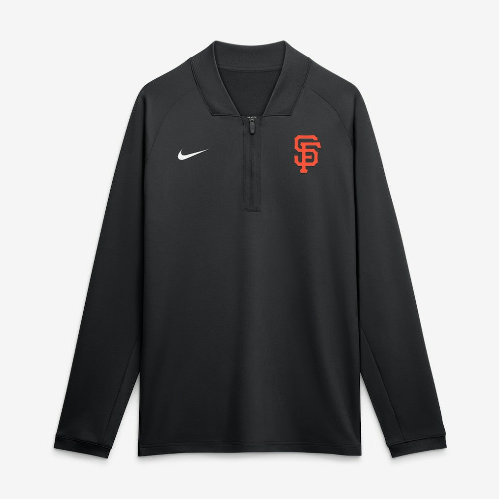 San Francisco Giants Nike Authentic Collection Dri-FIT Raglan Half-Zip Pullover Lifestyle
