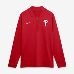 Philadelphia Phillies Nike Authentic Collection Dri-FIT Raglan Half-Zip Pullover Clearance