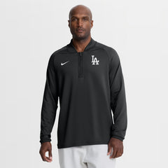Los Angeles Dodgers Nike Authentic Collection Dri-FIT Raglan Half-Zip Pullover for sale