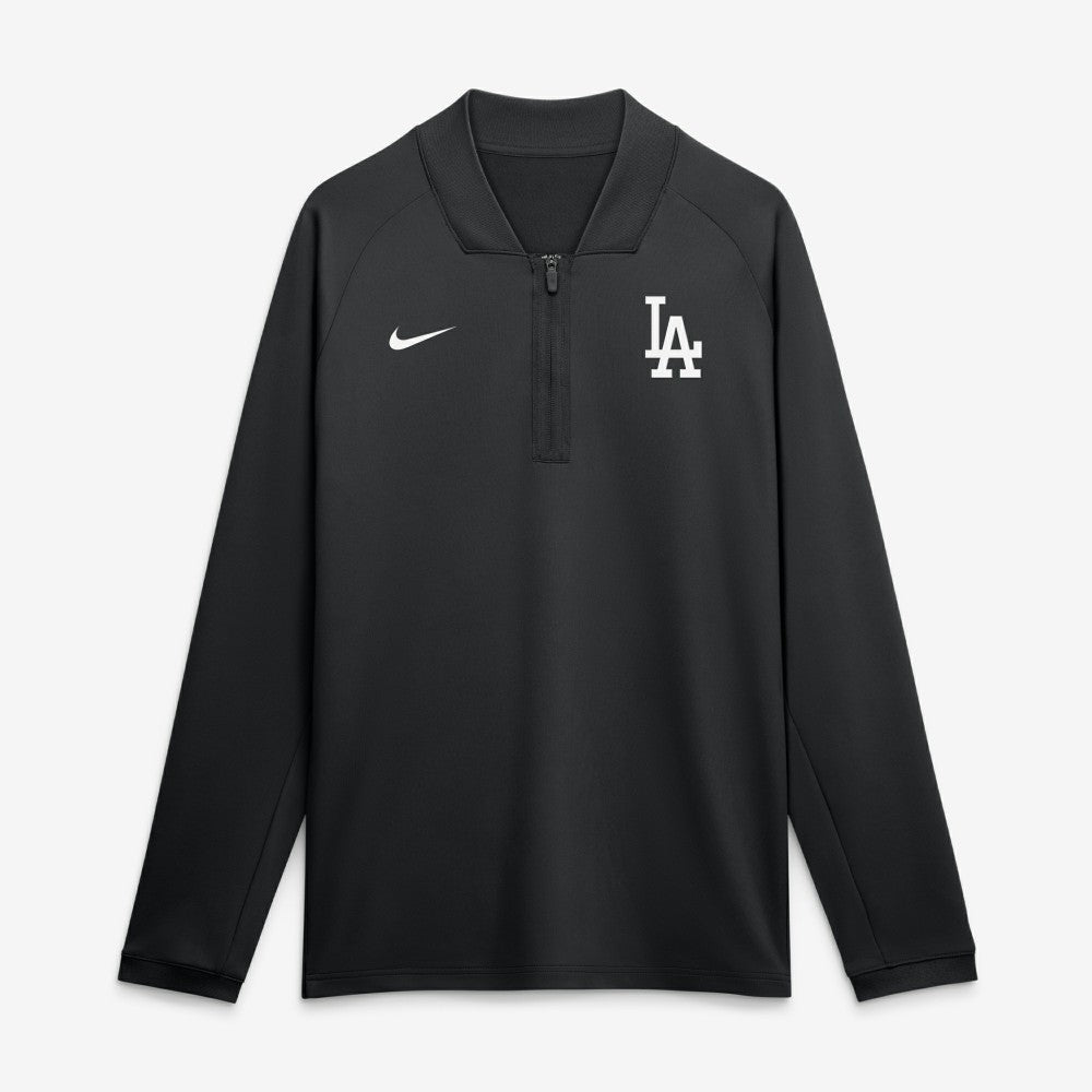 Los Angeles Dodgers Nike Authentic Collection Dri-FIT Raglan Half-Zip Pullover for sale
