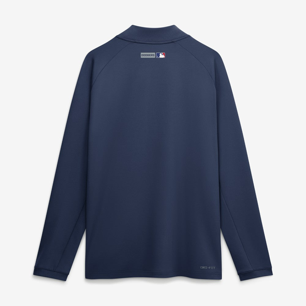 Los Angeles Dodgers Nike Authentic Collection Dri-FIT Raglan Half-Zip Pullover On Sale