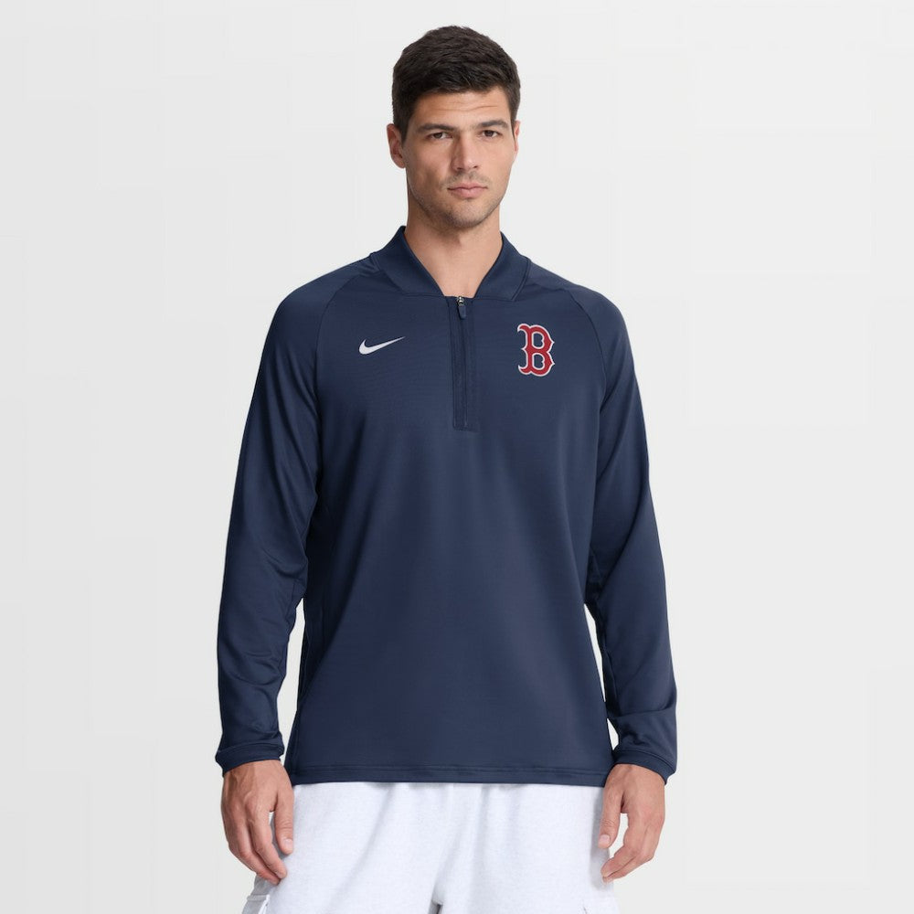 Boston Red Sox Nike Authentic Collection Dri-FIT Raglan Half-Zip Pullover Sale