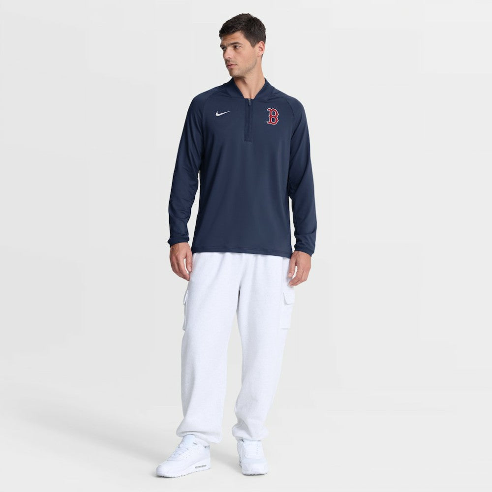 Boston Red Sox Nike Authentic Collection Dri-FIT Raglan Half-Zip Pullover Sale