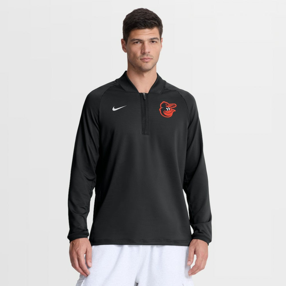 Baltimore Orioles Nike Authentic Collection Dri-FIT Raglan Half-Zip Pullover Online